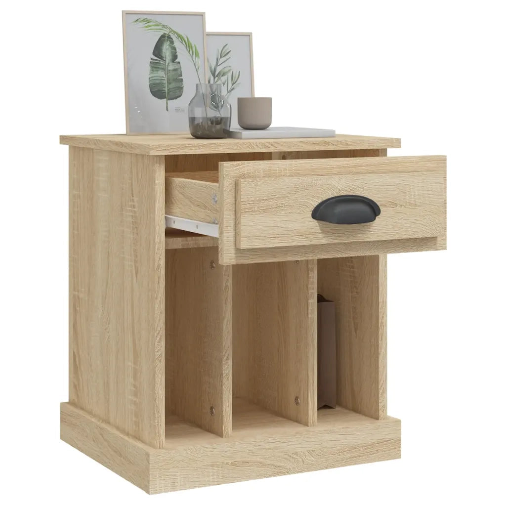Set di 2 Comodini | Armadio da Notte | Mobiletto da notte Rovere Sonoma 43x36x50 cm