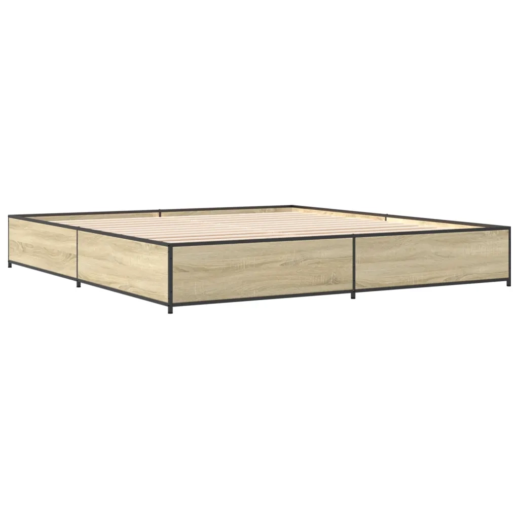 Giroletto Rovere Sonoma 200x200 cm in Legno Multistrato Metallo