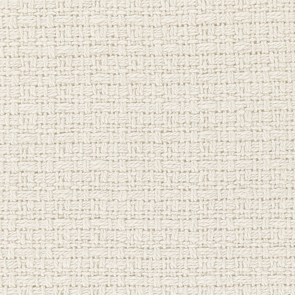 Copriletto bianco sporco in tessuto di cotone 150 x 200 cm con frange Coperta decorativa Biancheria da letto design classico Camera da letto