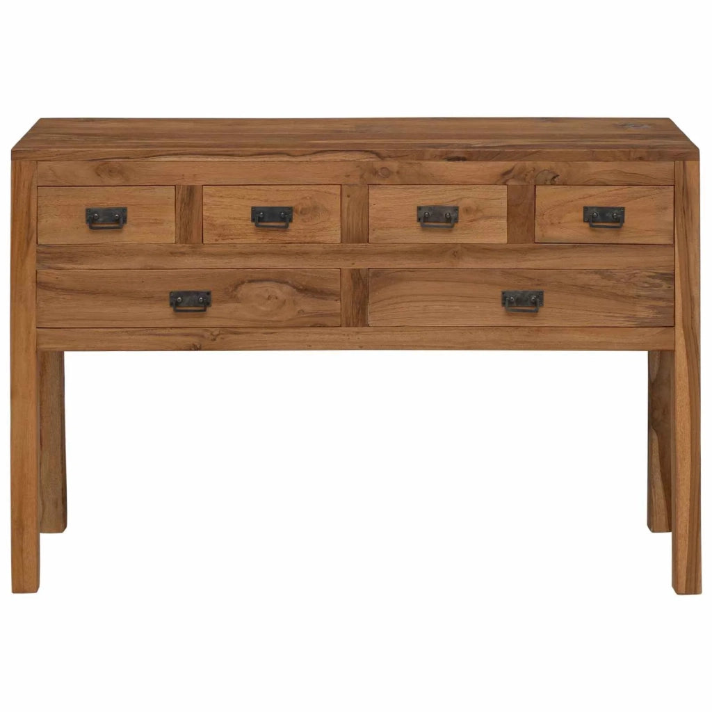Credenza Naturale 110 x 35 x 75,5 cm Legno di teak solido 42024261