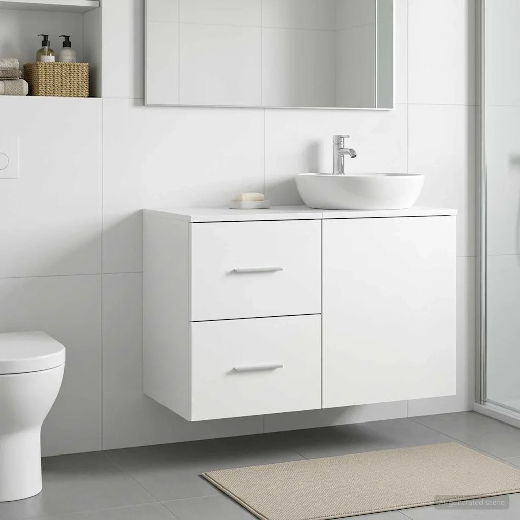 Armadio Bagno In-between Bianco 30 x 41 x 50 cm 890366