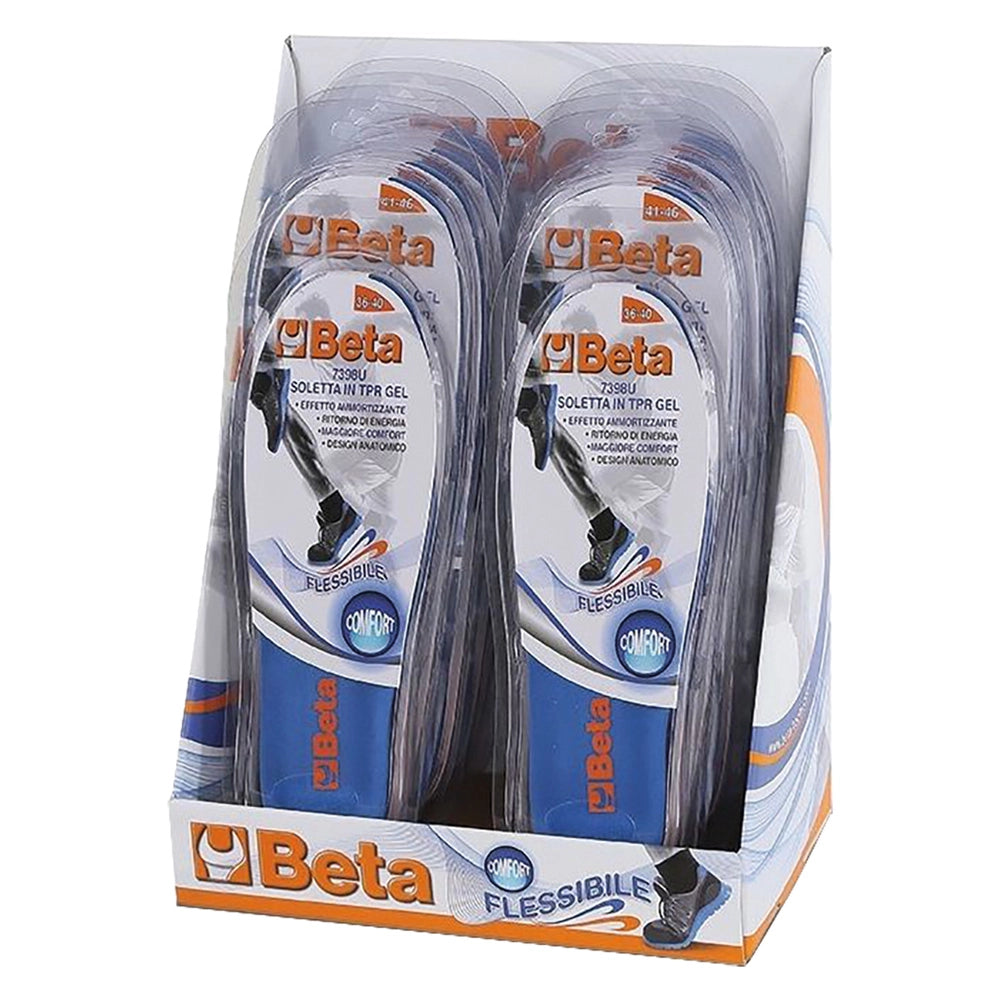ESPOSITORE SOLETTE PER CALZATURE mis. 36/40 (2 cp) + 41/46 (8 cp)  - BETA