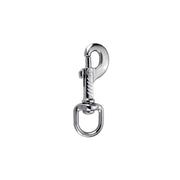Moschettone con anello girevole 78 mm.