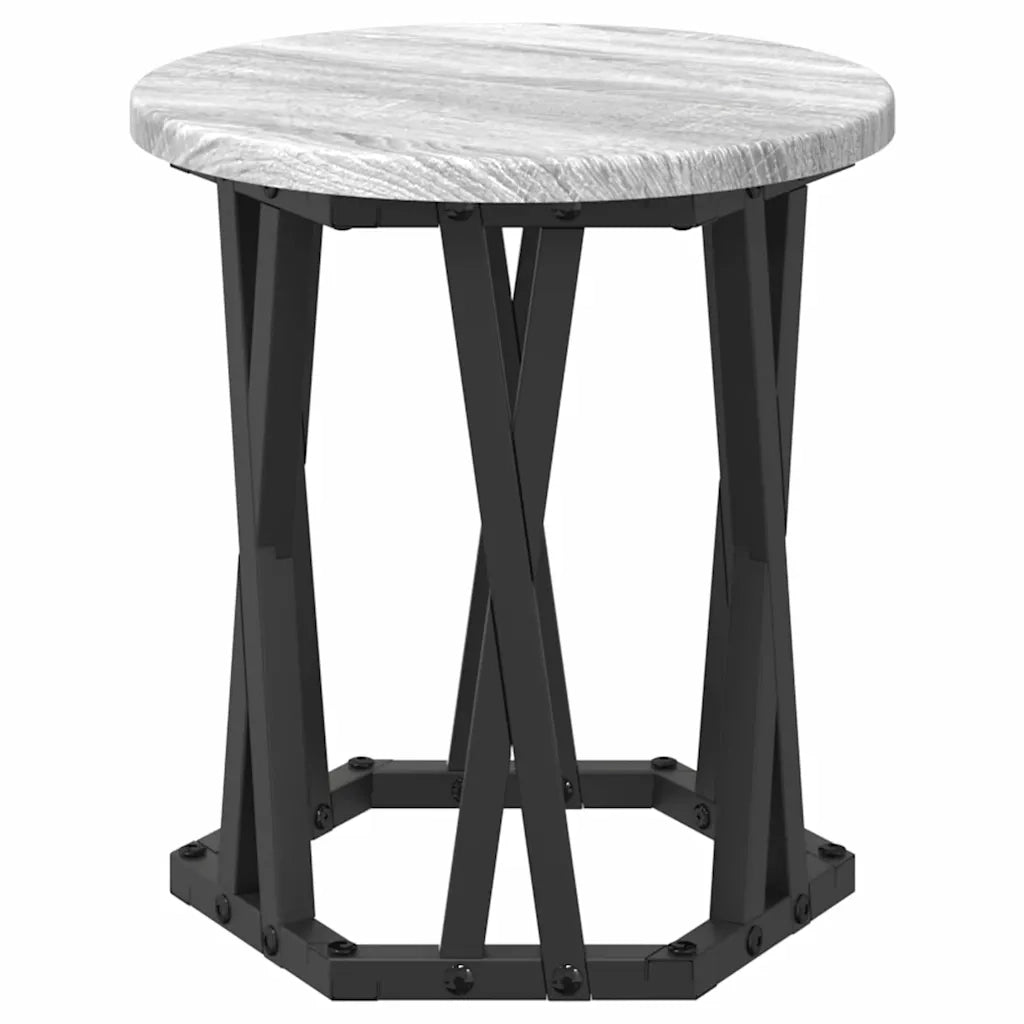 Tavolo Laterale Nesting 3 pcs Grigio Sonoma 868258