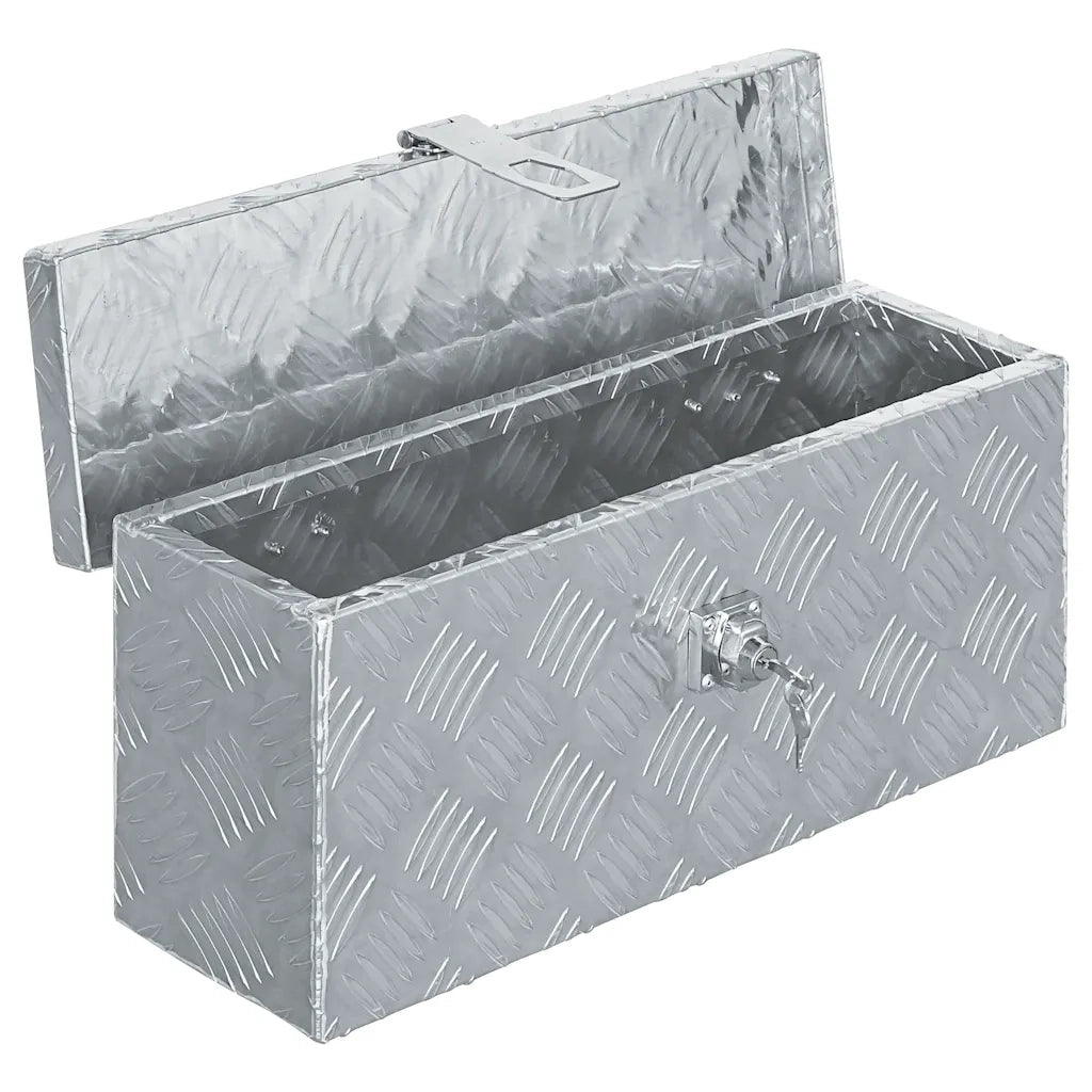 Cassetta in Alluminio 48,5x14x20 cm Argento CFW9963625