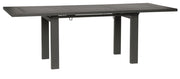 Tavolo da Giardino Allungabile 220/300x110x76 cm in Acciaio RD Italia Helios XL Antracite
