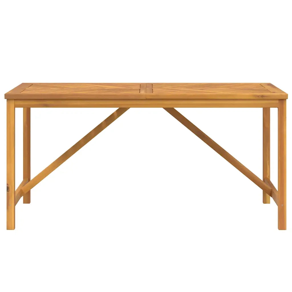 Tavolo da Pranzo da Giardino 150x90x74 cm Legno Massello Acacia 362241