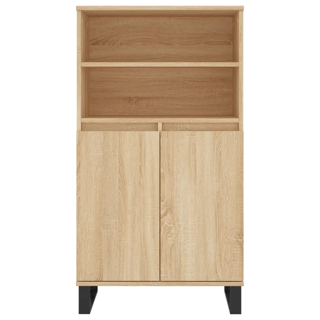 Credenza Rovere Sonoma 60x36x110 cm in Legno Multistrato 831495
