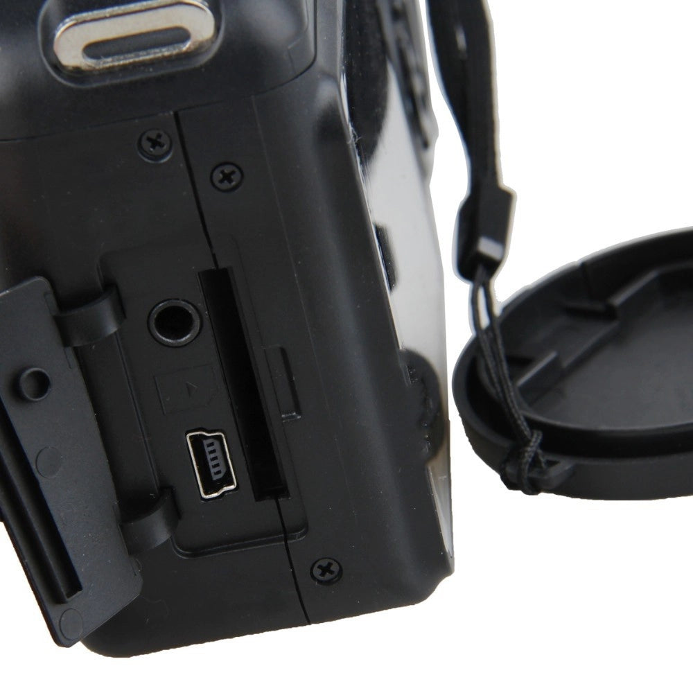 Trade Shop - Fotocamera Reflex Digitale Con Obiettivo Grandangolre Lente Ir Display 12 Mpx -