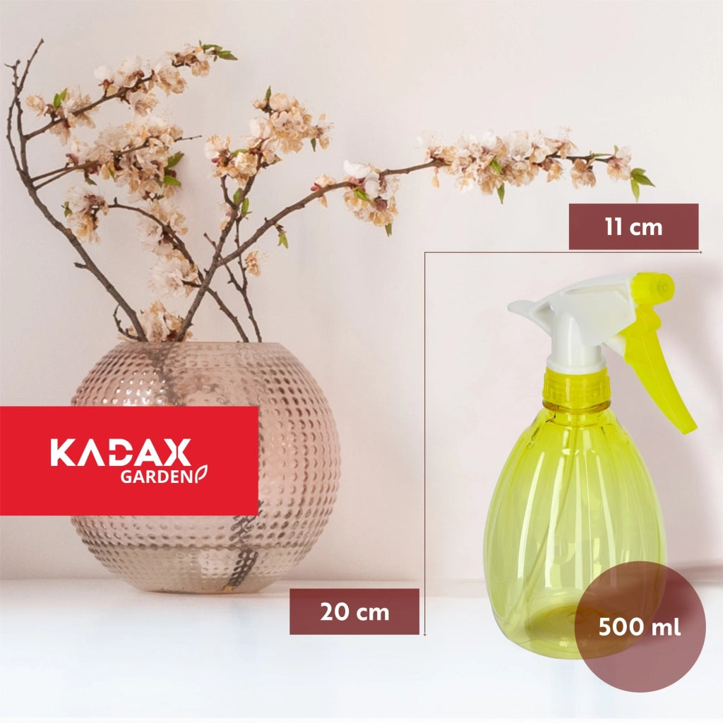 Spruzzatore KADAX per piante e fiori, 550 ml, manuale e regolabile.