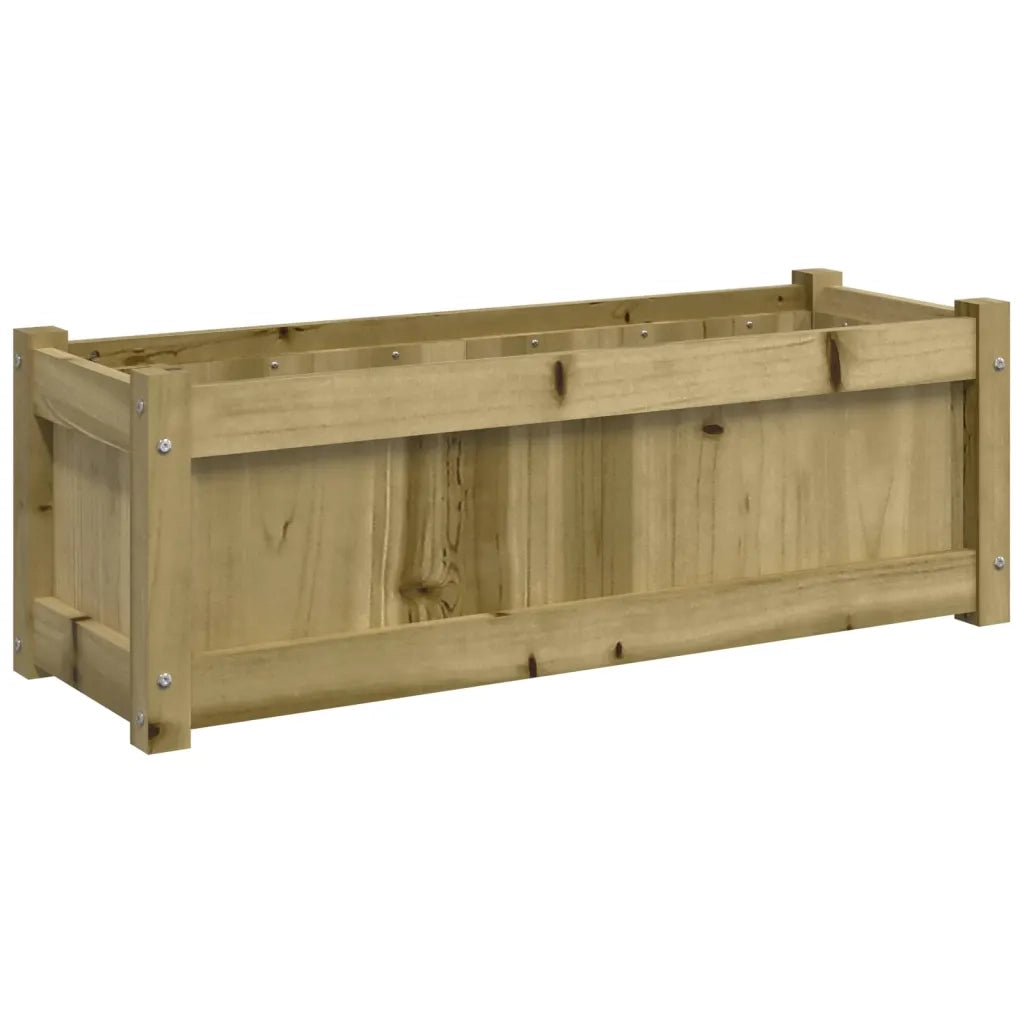 Fioriera da Giardino 90x31x31 cm in Legno di Pino Impregnatocod mxl 84613