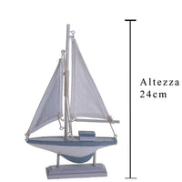 Set 4 Modellini Barca H 24 cm