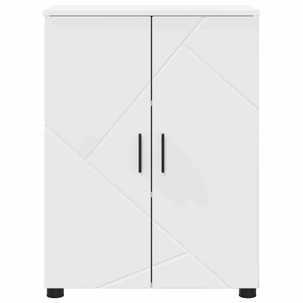 Mobile da Bagno con archiviazione Bianco 60 x 35 x 80 cm 883304