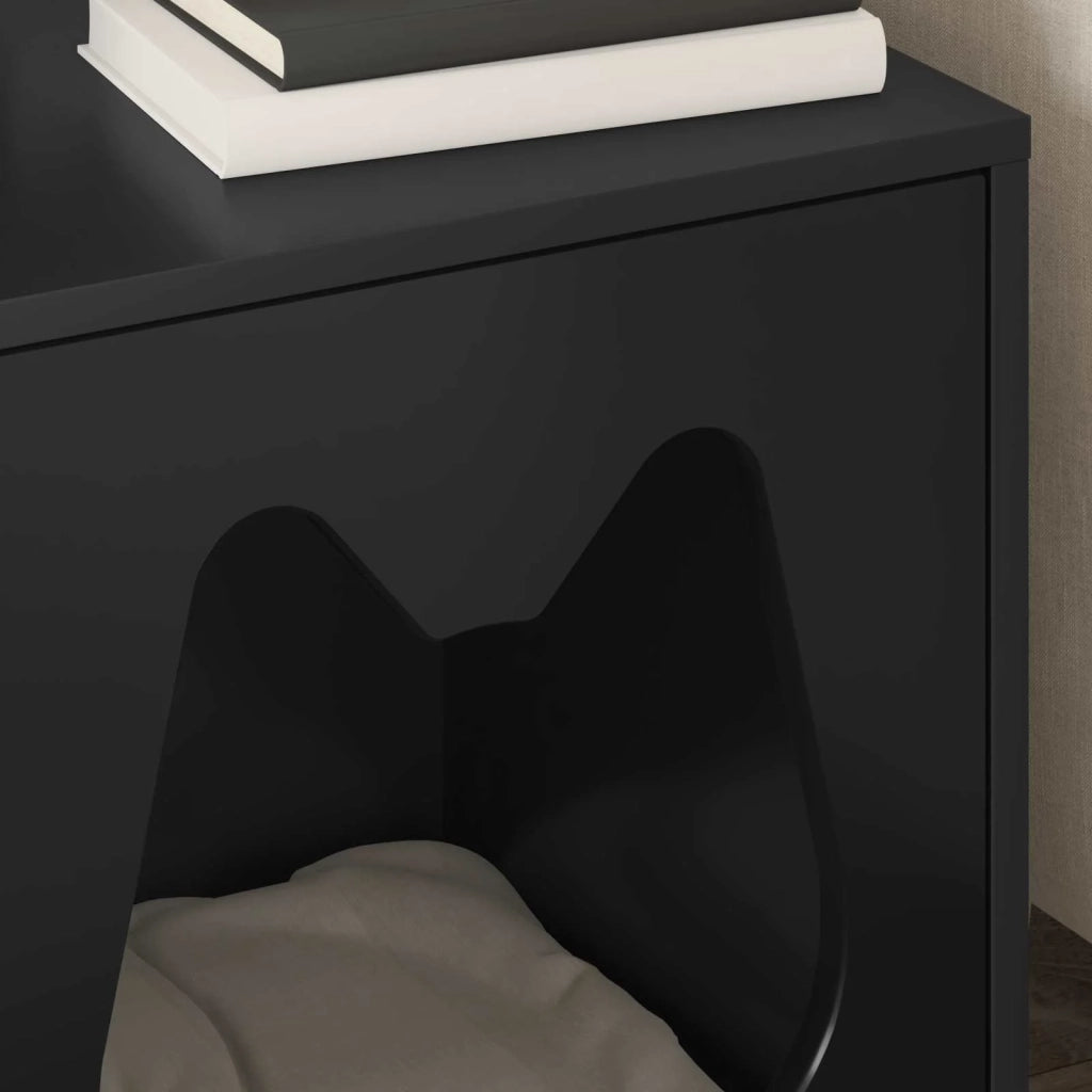 Casa per Gatti Nero 42,5 x 40 x 53,5 cm Legno multistrato 8000690