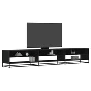 Mobile Porta TV-Mobile per TV-Credenza TV Nero 270x40x46 cm in Truciolato