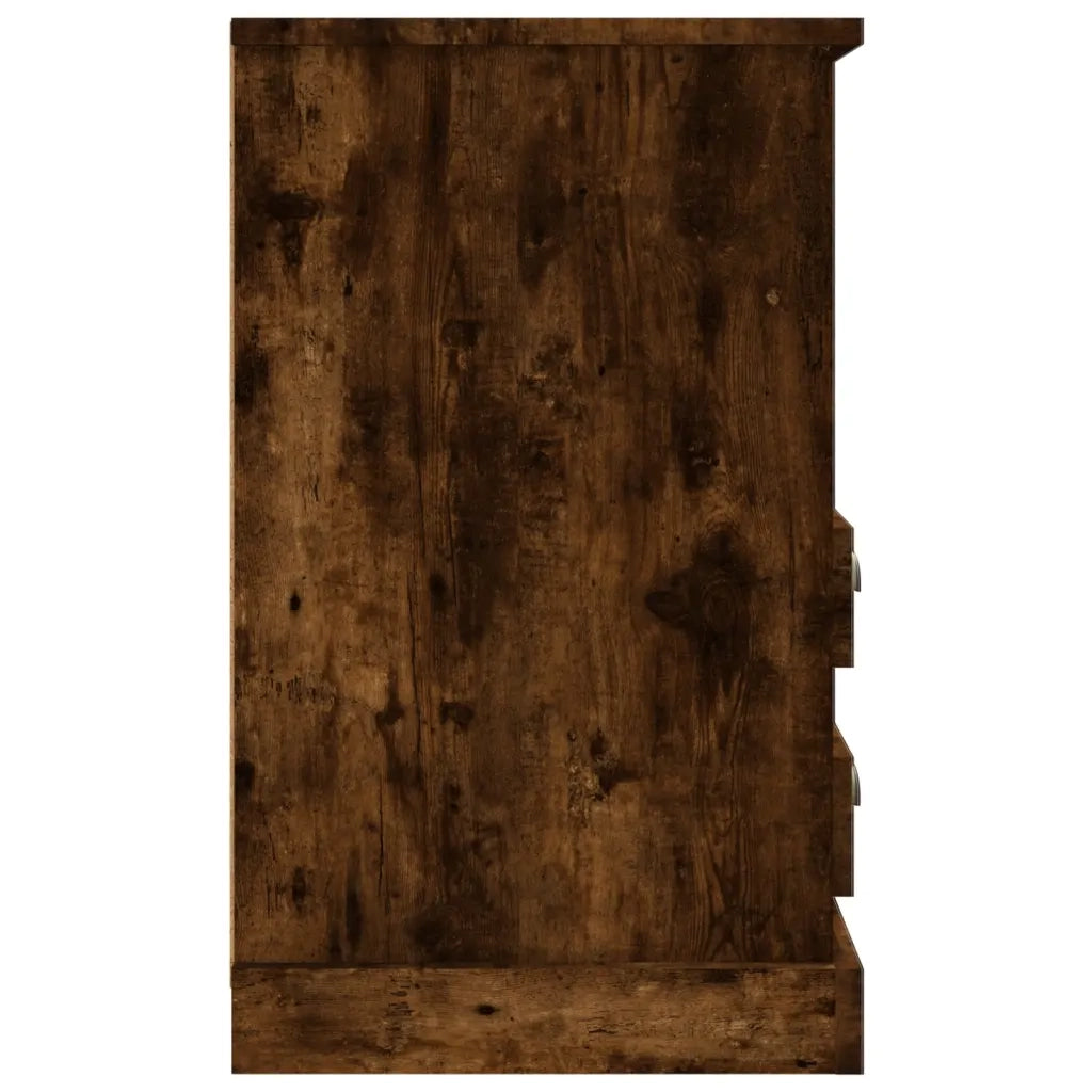 Comodino Rovere Fumo 43x36x60 cm 816338
