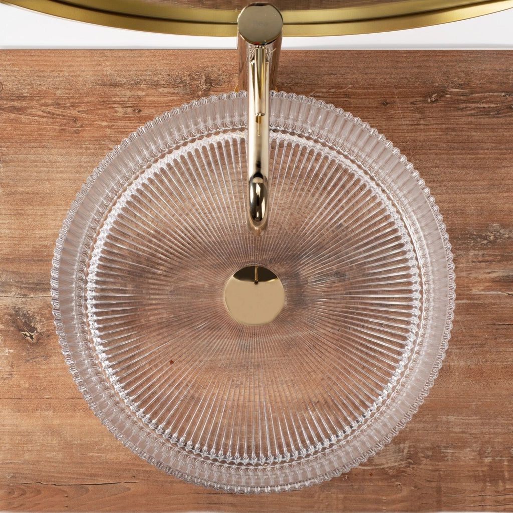 Lavabo Da Appoggio Rea Ingrid Transparent