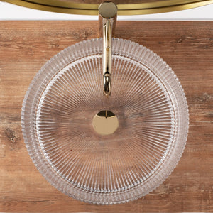 Lavabo Da Appoggio Rea Ingrid Transparent