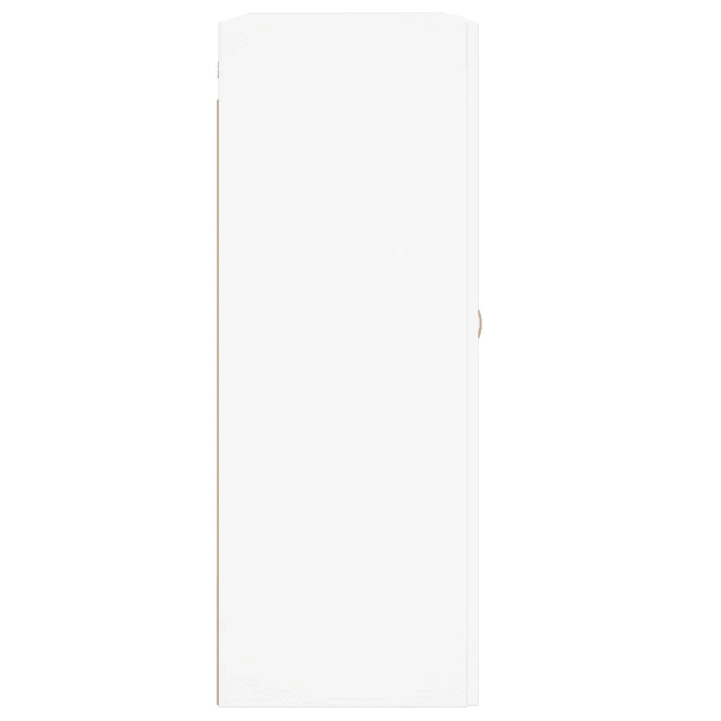 Elegante pensile da parete dal design contemporaneo 69,5 x 34 x 90 cm ampio spazio contenitivo legno bianco 02_0048907