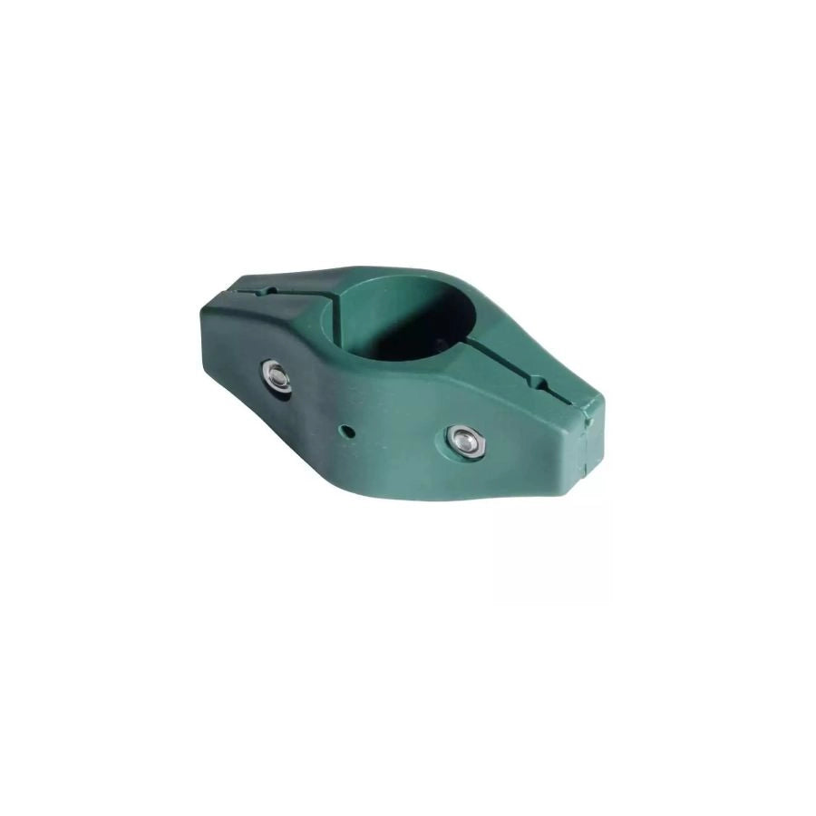 ANELLO DI FISSAGGIO DOPPIO VERDE PER RECINZIONI PER PALI DIAMETRO 3,4 CM