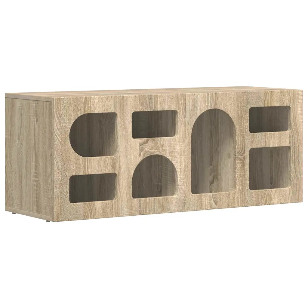 Mobile TV Rovere Sonoma 100 x 35 x 40 cm Legno multistrato