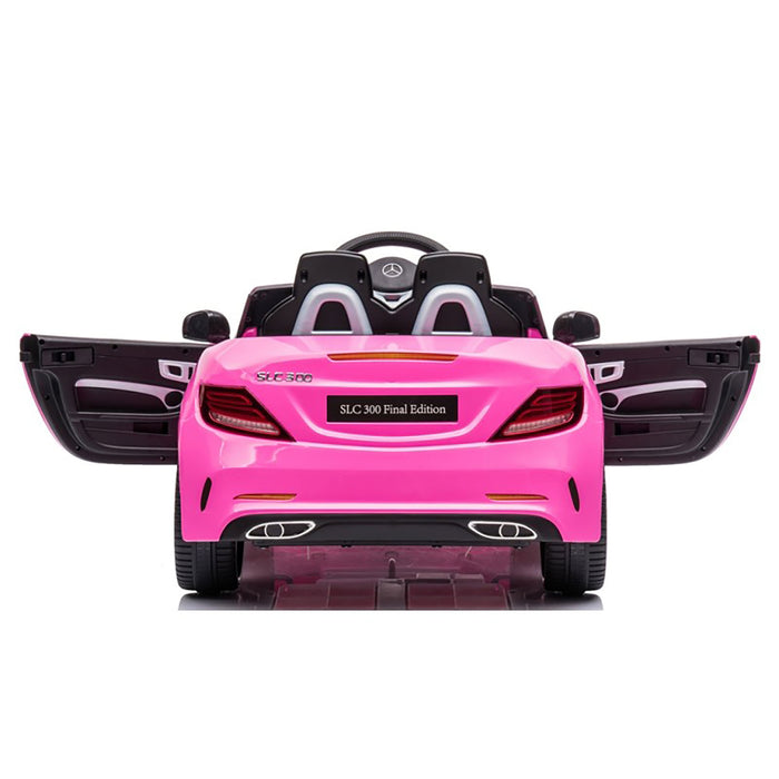 Macchina Elettrica per Bambini Licenza Ufficiale Mercedes SLC 300 "Final Edition" 10,8V 3,1Ah Rosa