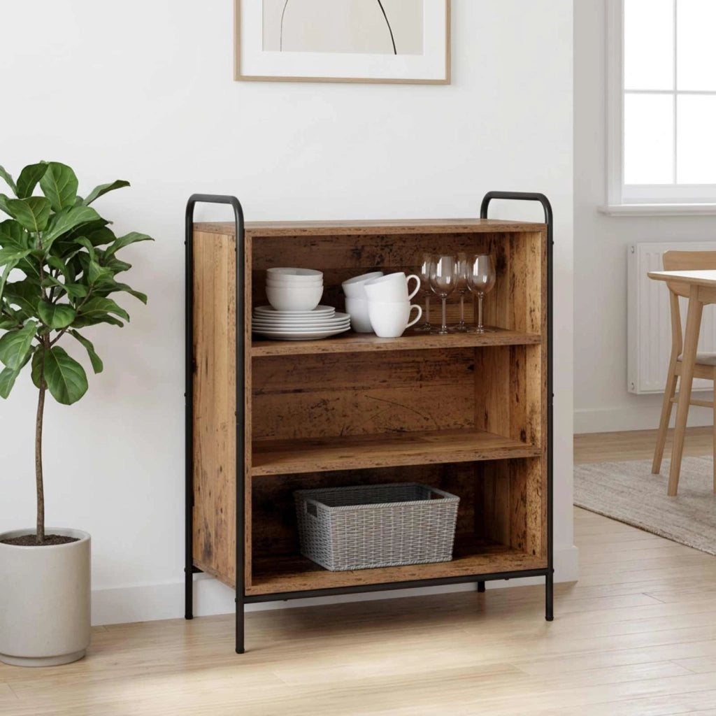 Credenza Legno antico 97 x 33 x 81 cm Legno ingegnerizzato 8013828