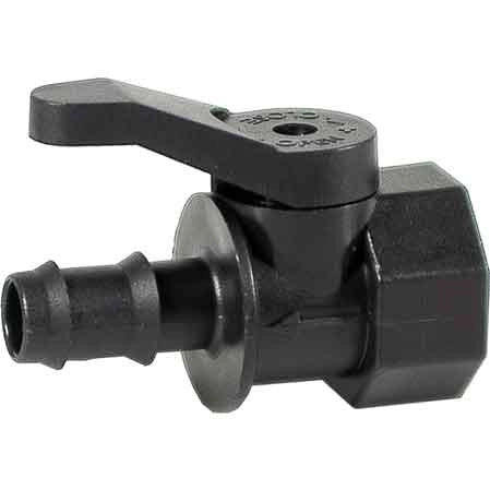 MINI VALVOLA A SFERA FEMMINA/PORTAGOMMA 'SFP' Ø 32x1 mm - 50 pezzi- IRRITEC