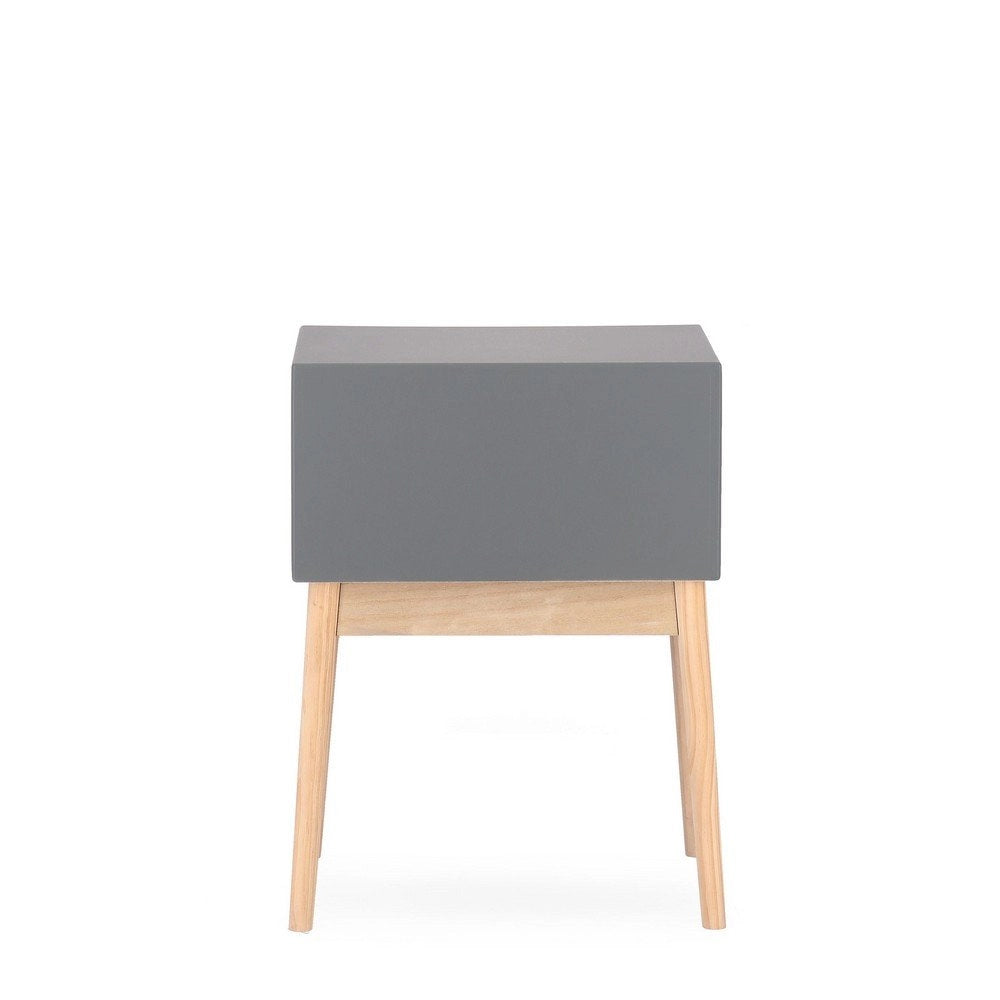 Cassettiera 2 Cassetti Legno Grigio Moderna da Interno - EXCEPTIONAL