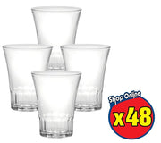 KIT AMALFI 48 BICCHIERINI TRASPARENTI CAFFE' LIQUORI DA 13 CL