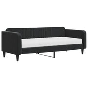 Divano letto | Sof¨¤ letto | Letto singolo con Materasso Nero 90x200 cm in Velluto