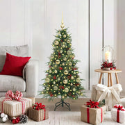 Albero di Natale Artificiale con Rami Pieghevoli Verde 120 cm 3397397