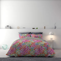 Copripiumino 1 Piazza e Mezzo con Stampa sul Sacco e Federe Doubleface Spring