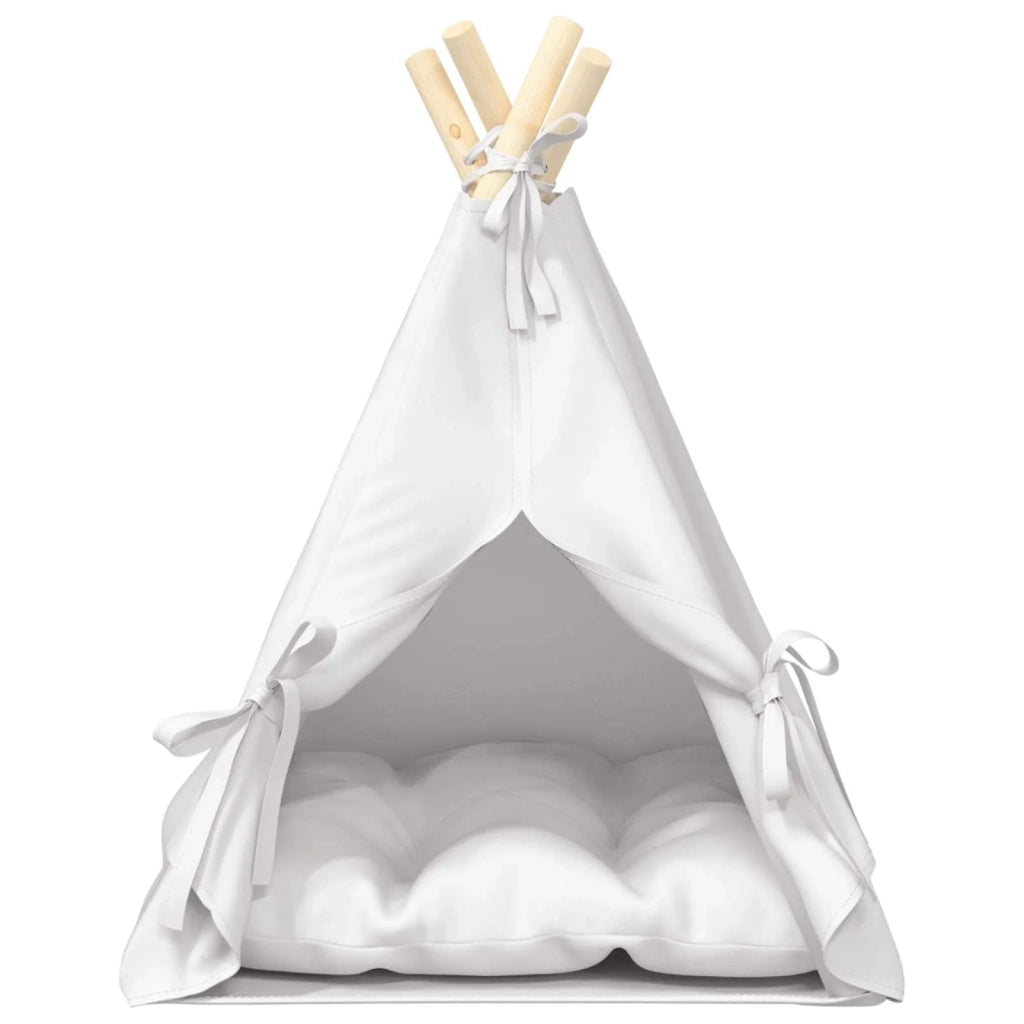 Tenda per animali con cuscino Bianco 40 x 40 x 50 cm Poliestere 42020252