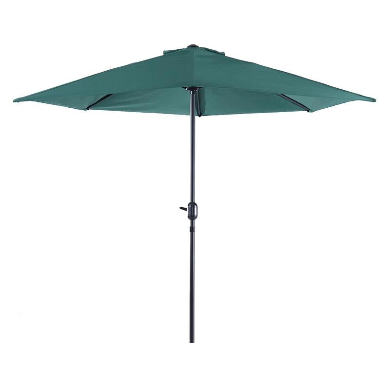 OMBRELLONE SEMICIRCOLARE IMPERMEABILE 269 X 138 X 236 CM VERDE