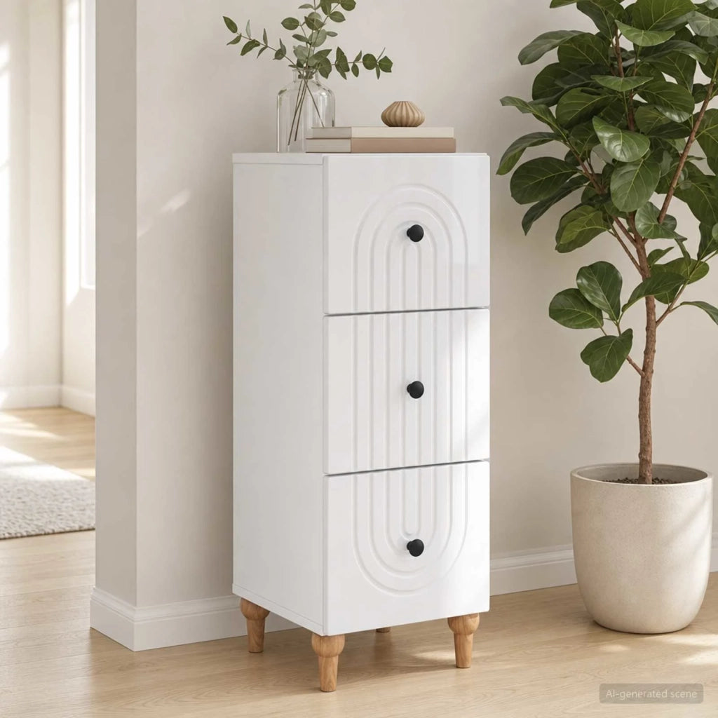 Mobile con Cassetti 33 x 34,5 x 90 cm Legno ingegnerizzato 894159