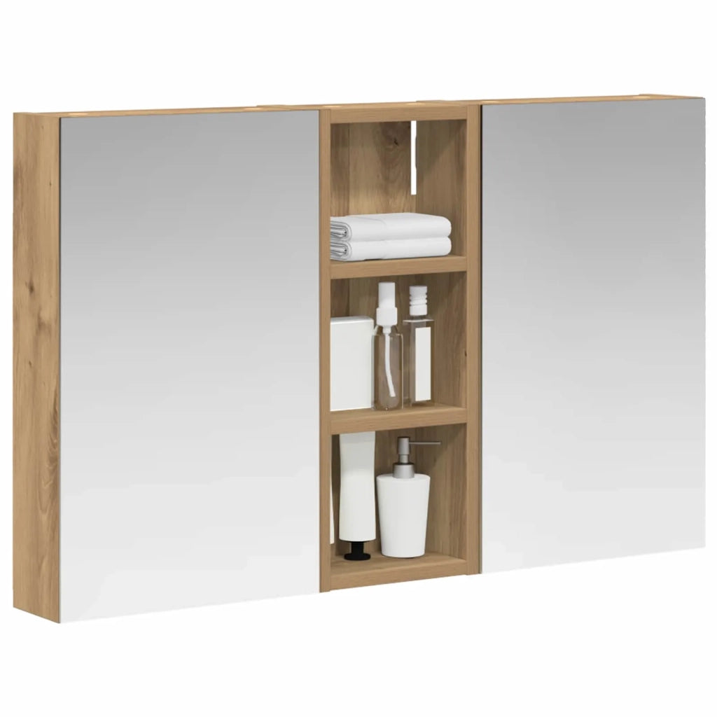 Set di Armadi da Bagno con lo scaffale 3 pcs 80 x 10,5 x 50 cm 3403655