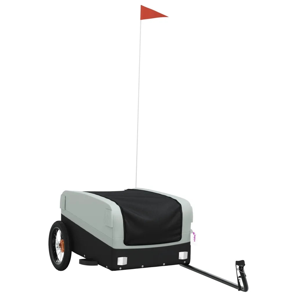 Rimorchio da Bici Nero e Grigio 30 kg in Ferro CFW7741510