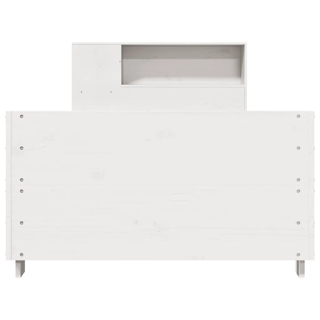 Giroletto senza Materasso Bianco 75x190 Legno Massello di Pino 3323675
