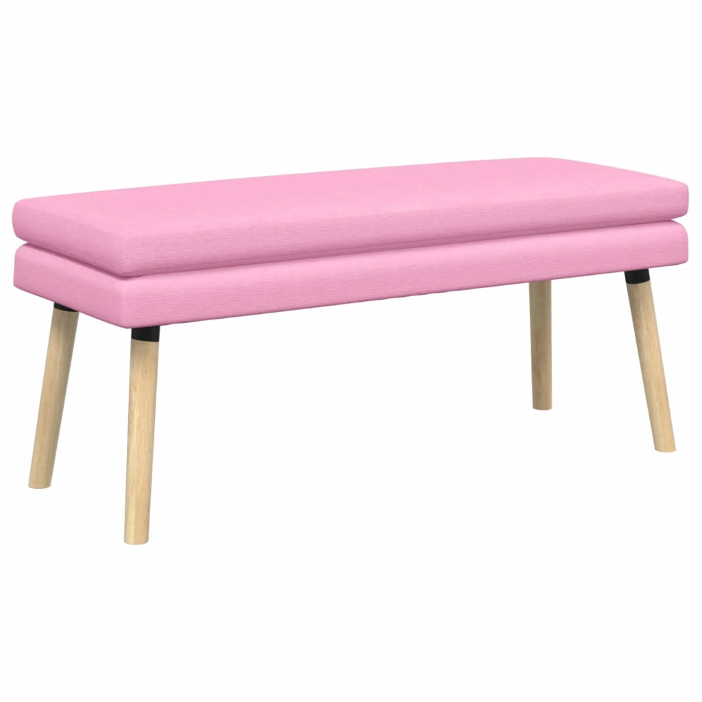 Panchina a doppio strato Rosa 110 x 40 x 47 cm Tessuto 42038457
