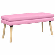 Panchina a doppio strato Rosa 110 x 40 x 47 cm Tessuto 42038457