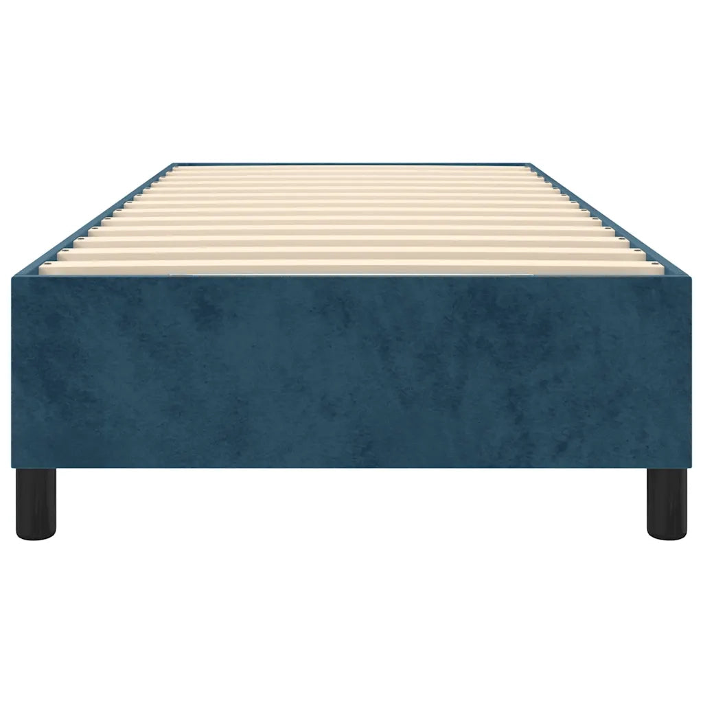 Giroletto a Molle Blu Scuro 80x200 cm in Velluto cod mxl 62596