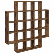Scaffale da parete Legno antico 100 x 13 x 100 cm 8012250