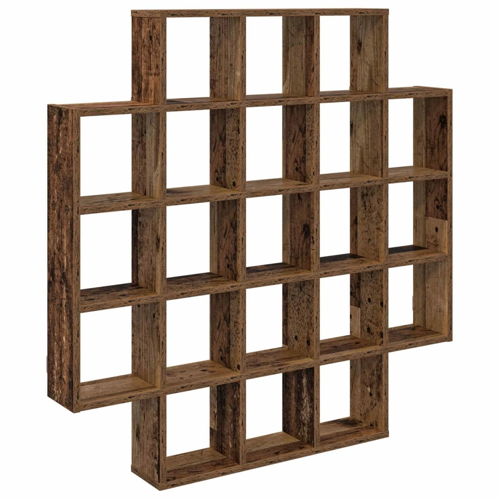 Scaffale da parete Legno antico 100 x 13 x 100 cm 8012250