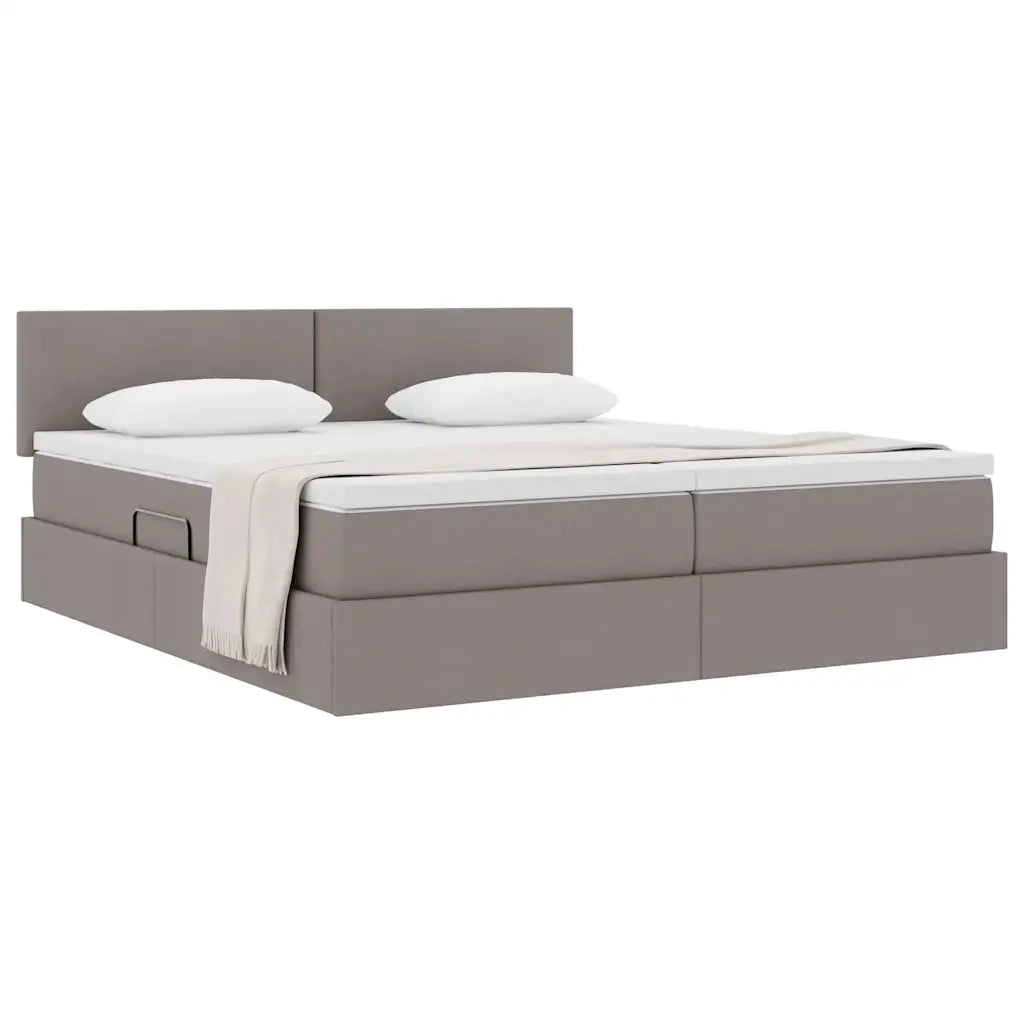 Letto con Contenitore Talpa 180 x 200 cm Pelle Sintetica 3370916