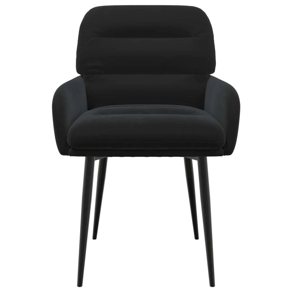 Sedie da pranzo 6 pcs Velluto (V) Nero 59 x 59,5 x 90 cm 3428252