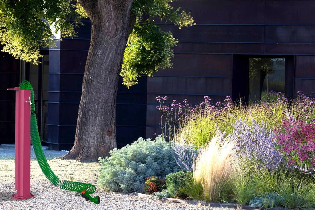 Fontana da Esterno con Tubo Dell'Acqua a Scomparsa Arkema Garden Surprise Blu