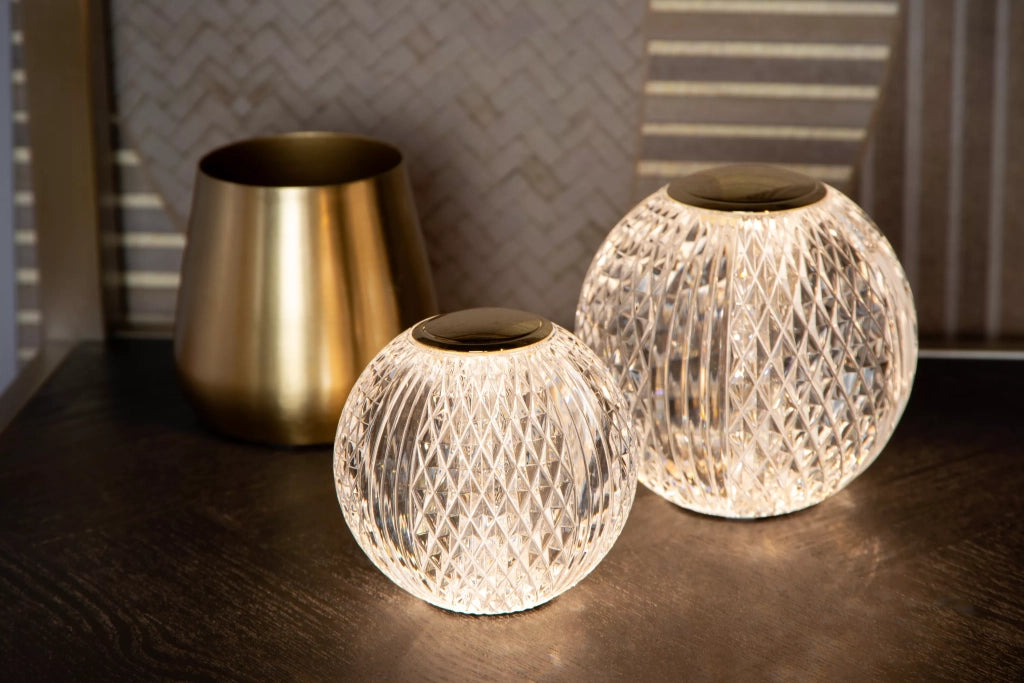 Lampada da tavolo glamour sfera 11 cm LED touch Lucide
