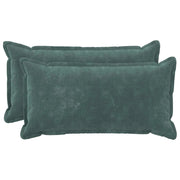 Cuscino con cuscino HOUTEN 2 pz Blu mare Fleece in microfibra 933652