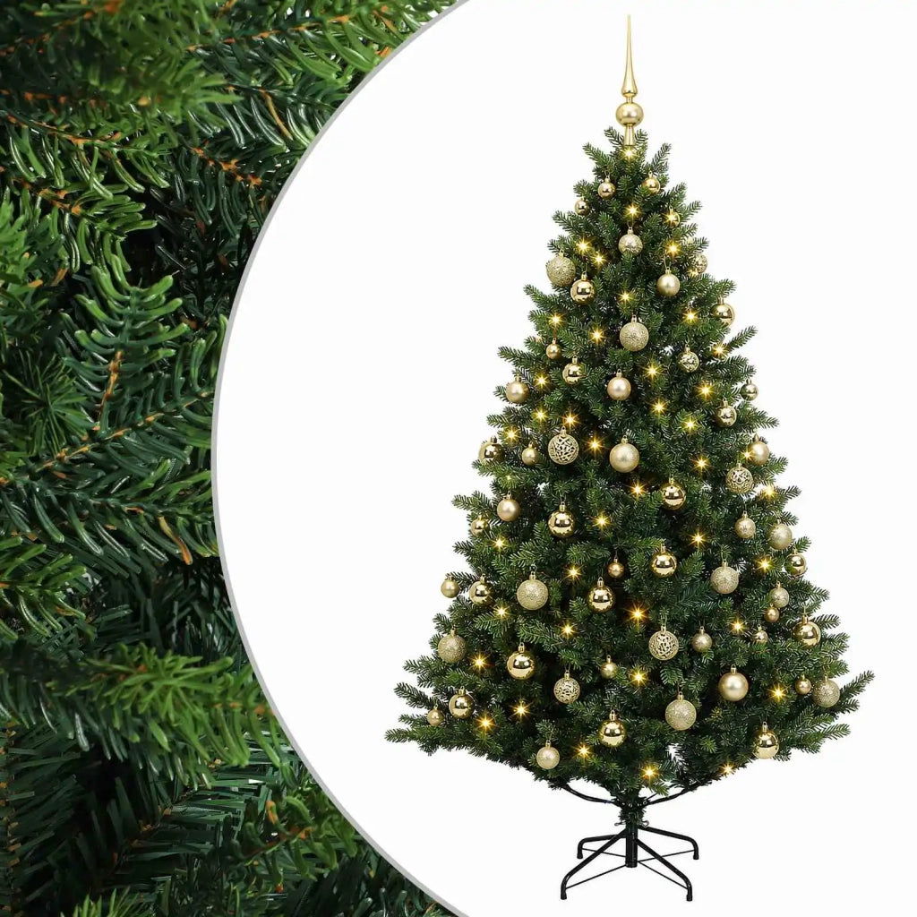 Albero di Natale artificiale con palline 240 cm 300 LED 3466547